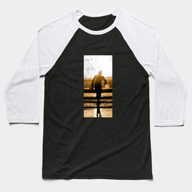 born to surf Baseball T-Shirt by Snapdragon